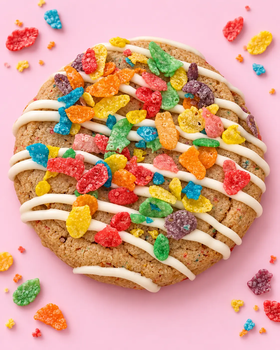 Fruity Pebbles cookie